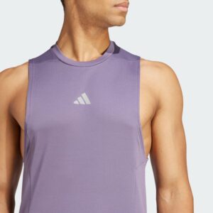 رکابی ورزشی بنفش مدل آدیداس DESIGNED FOR TRAINING WORKOUT HEAT.RDY TANK TOP