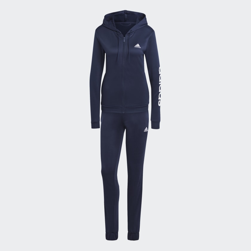 ست ورزشی سرمه ای آدیداس مدل LINEAR TRACKSUIT