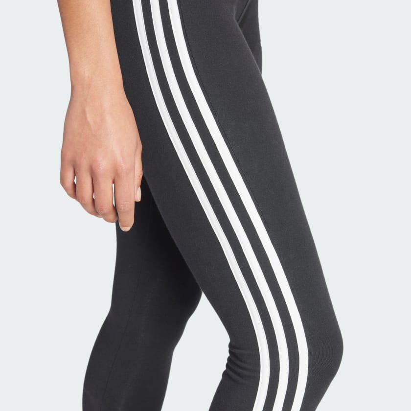 شلوار ساق بلند 3 خط مشکی آدیداس مدل 3 STRIPES LEGGINGS