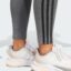 شلوار ساق بلند 3 خط، خاکستری تیره آدیداس مدل 3 STRIPES LEGGINGS