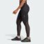 شلوار ساقدار ورزشی مشکی آدیداس مدل TECHFIT STASH POCKET FULL-LENGTH LEGGINGS