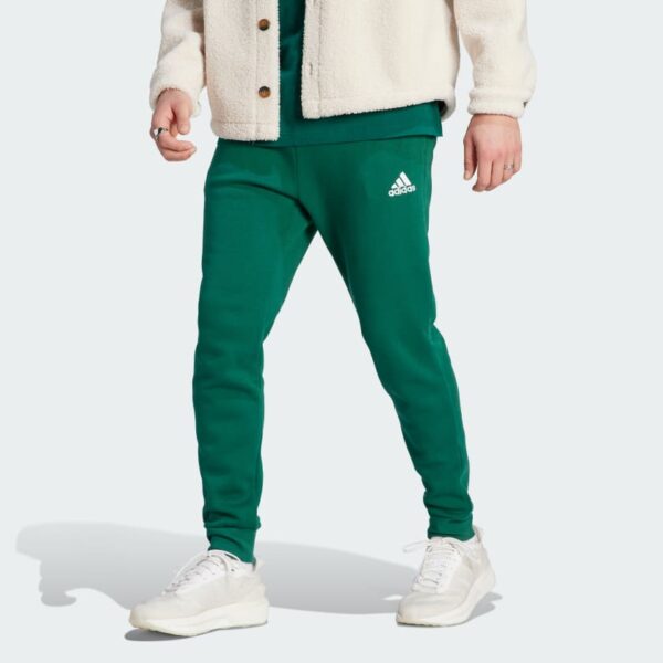 شلوار سبز رنگ آدیداس مدل ESSENTIALS FLEECE REGULAR TAPERED JOGGERS