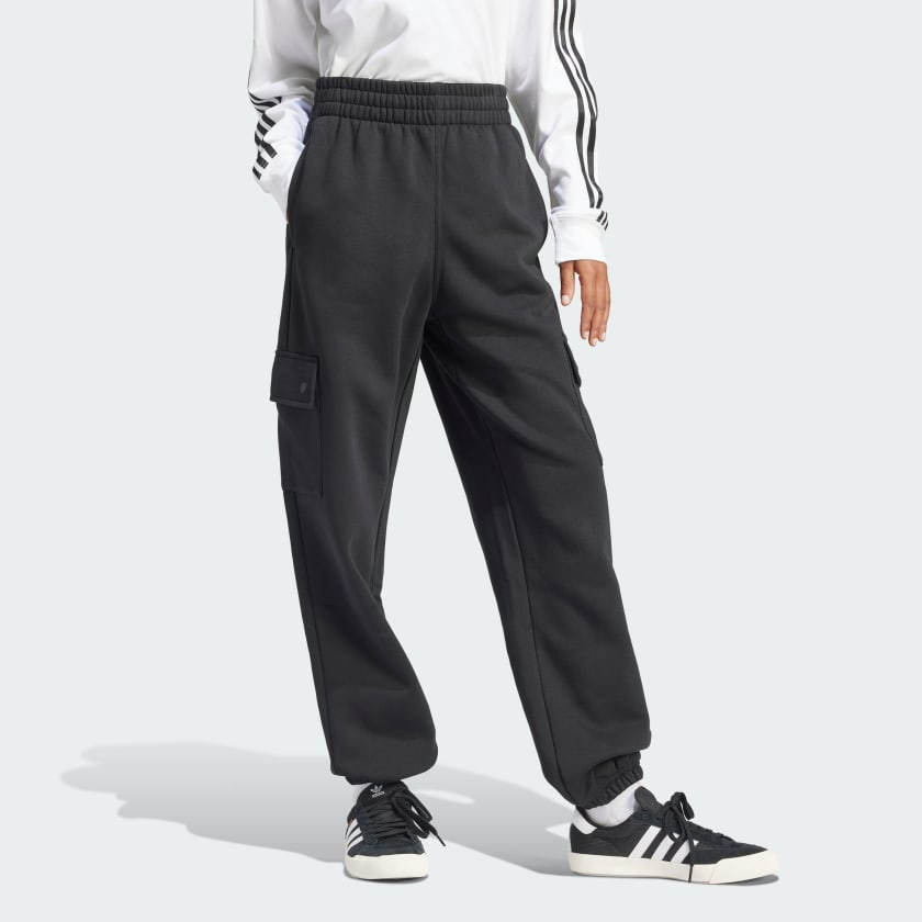 شلوار مشکی آدیداس مدل FLEECE CARGO JOGGER JOGGERS