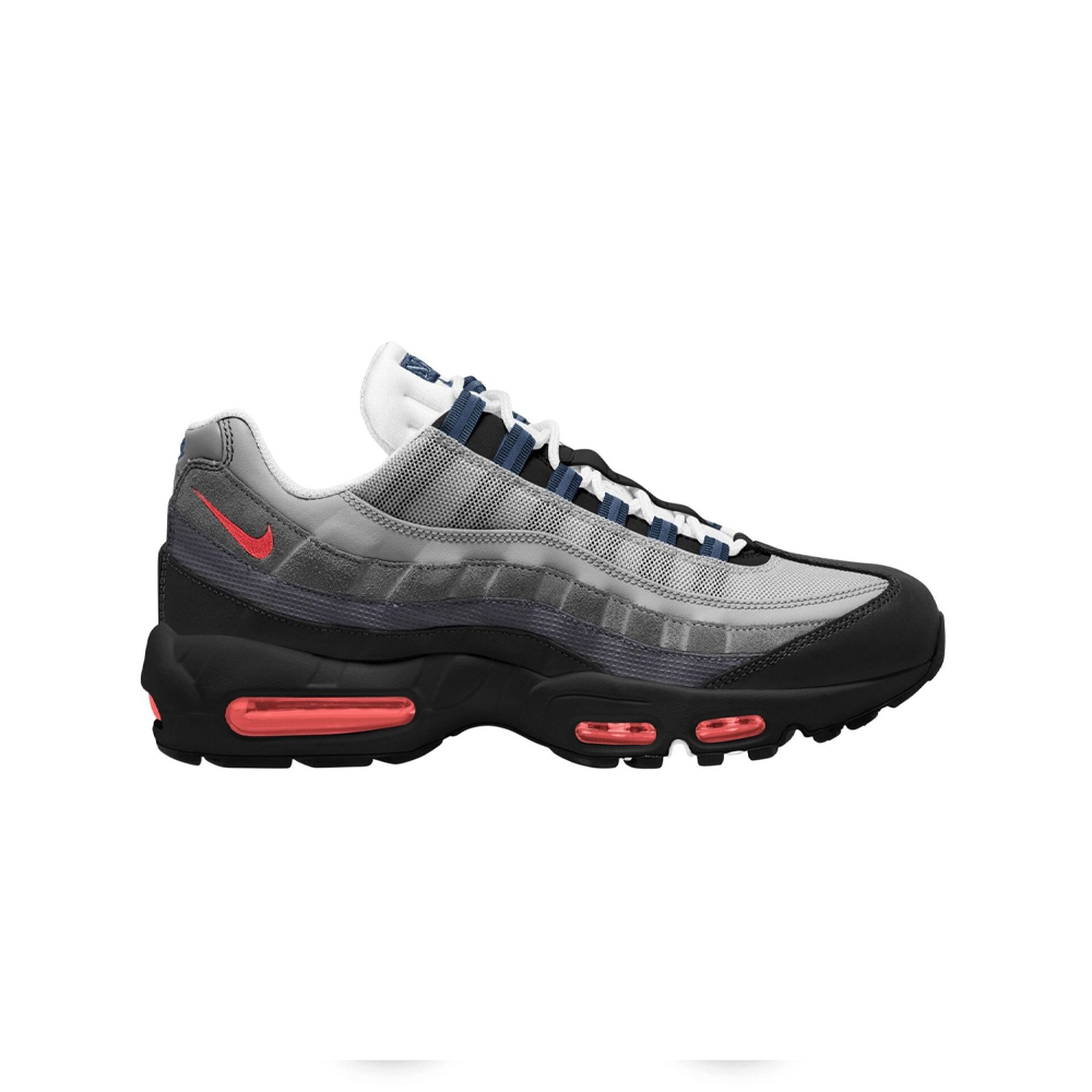 کفش خاکستری قرمز نایک مدل Air Max ۹۵ Trainers