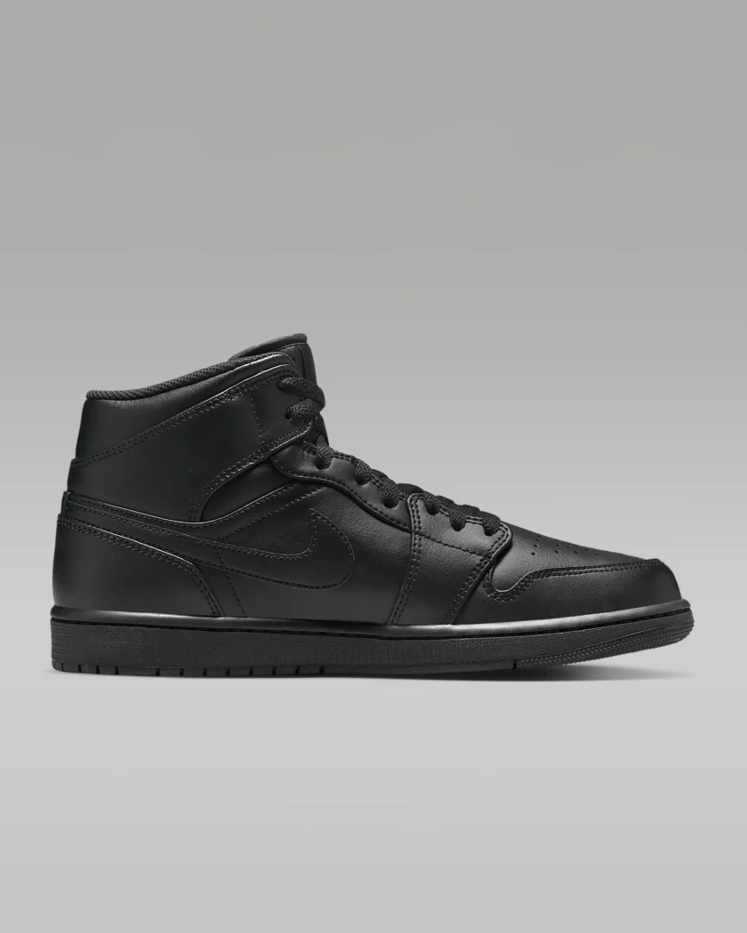 کفش جردن مردانه مشکی نایک مدل Air Jordan 1 Mid