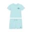 ست بچگانه آبی کلوین کلین مدل Newborn T-Shirt And Shorts Set