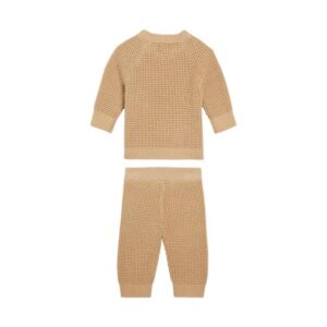 ست بچگانه خاکی کلوین کلین مدل Newborn Knitted 2-Piece Set