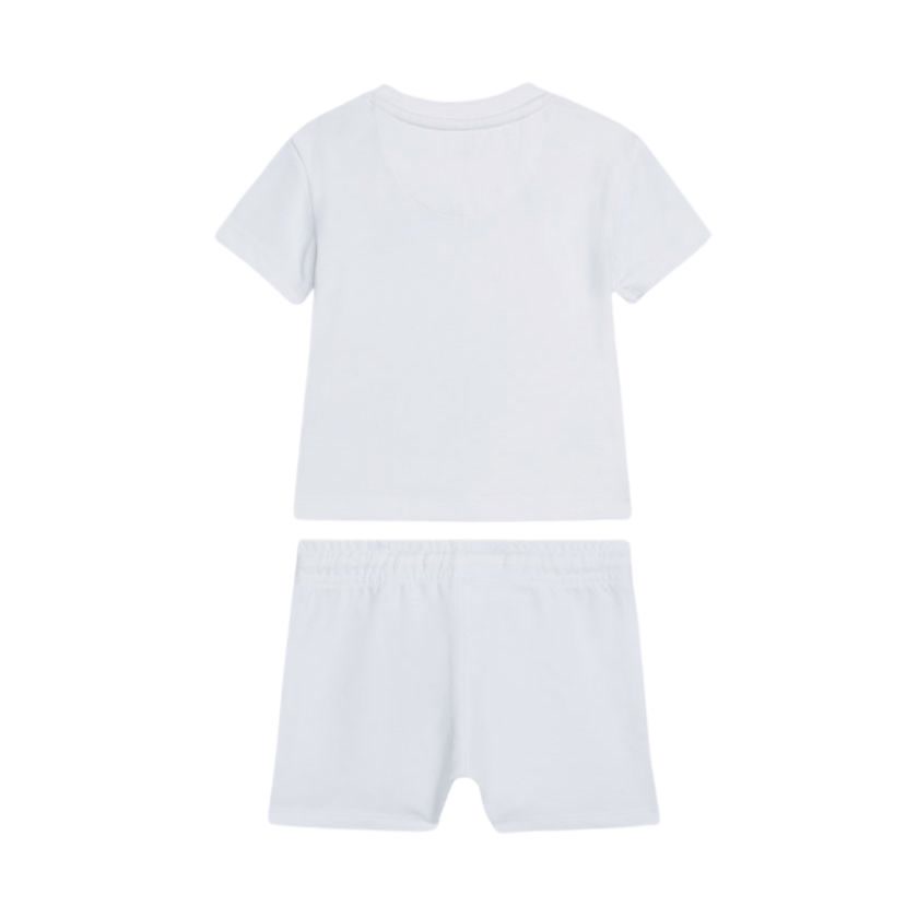 ست بچگانه سفید کلوین کلین مدل Newborn T-Shirt And Shorts Set