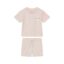 ست بچگانه صورتی کلوین کلین مدل Newborn T-Shirt And Shorts Set