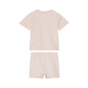 ست بچگانه صورتی کلوین کلین مدل Newborn T-Shirt And Shorts Set