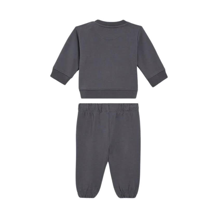 ست بچگانه مشکی کلوین کلین مدل Newborn Logo Terry Tracksuit