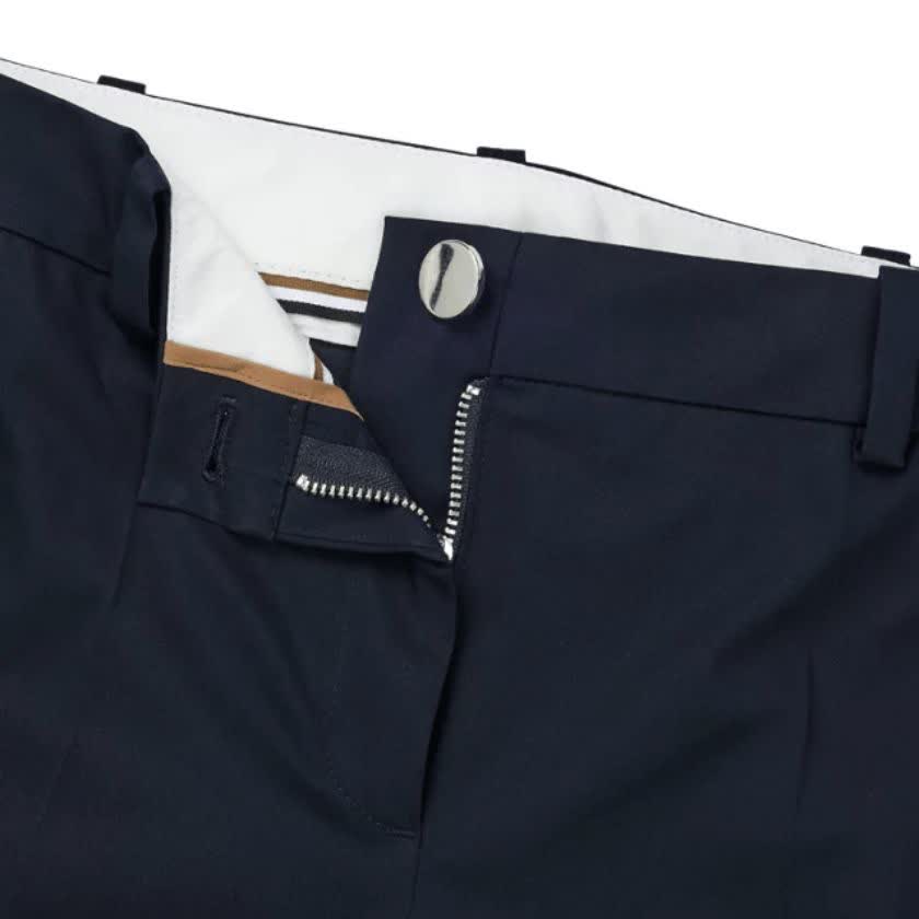 شلوار زنانه مشکی هوگو باس مدل REGULAR-FIT TROUSERS