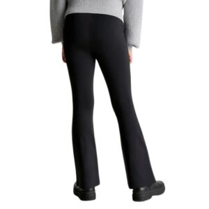 شلوار نوجوانی دخترانه مشکی کلوین کلین مدل Punto Milano Flared Trousers