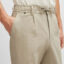 شلوار کتان مردانه بژ هوگو باس مدل RELAXED-FIT TROUSERS IN A LINEN BLEND