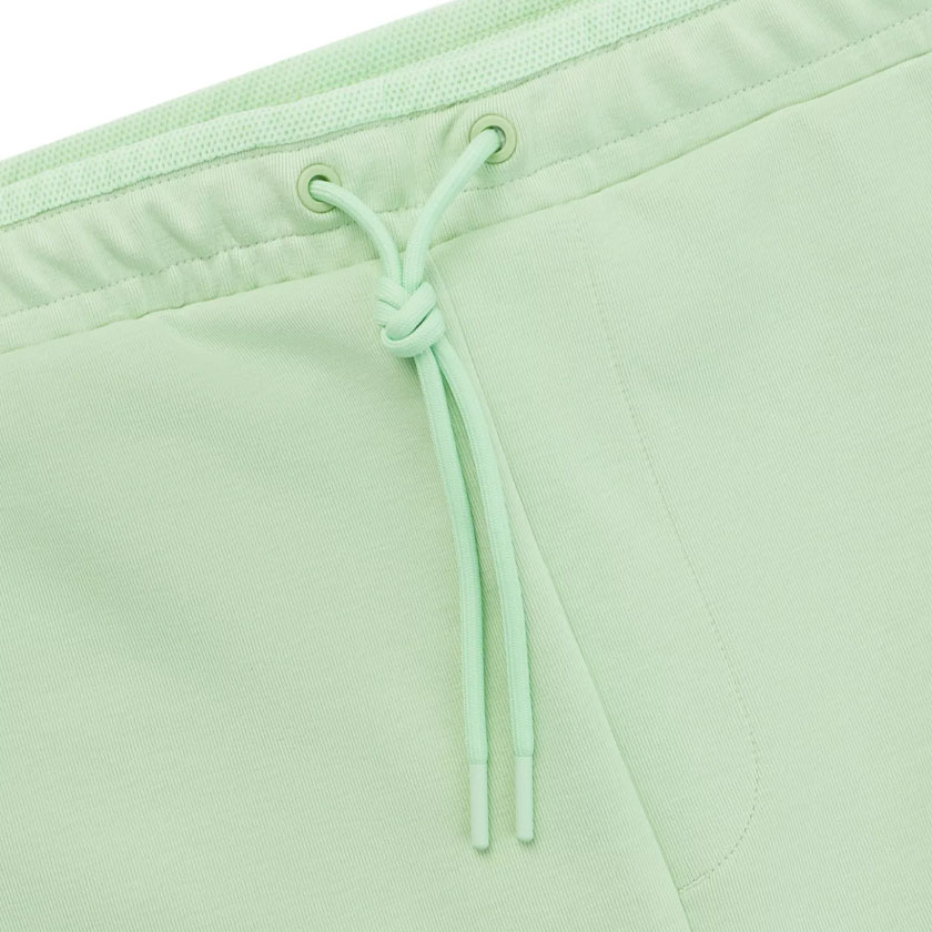 شورت مردانه سبز هوگو باس مدل COTTON-BLEND SHORTS WITH 3D-MOULDED LOGO