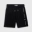 شلوارک نوجوانی مشکی کلوین کلین مدل Logo Terry Jogger Shorts