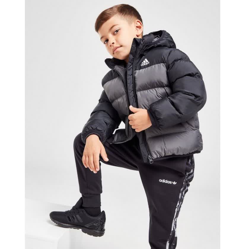 کاپشن نوجوانی خاکستری آدیداس مدل Of Sport Padded Jacket Children