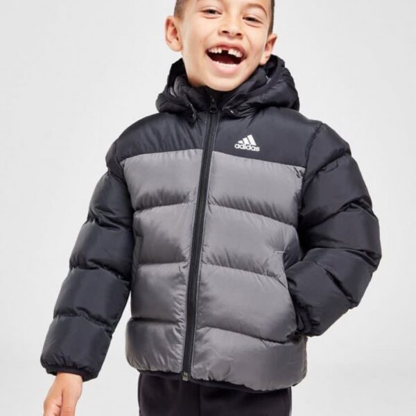 کاپشن نوجوانی خاکستری آدیداس مدل Of Sport Padded Jacket Children