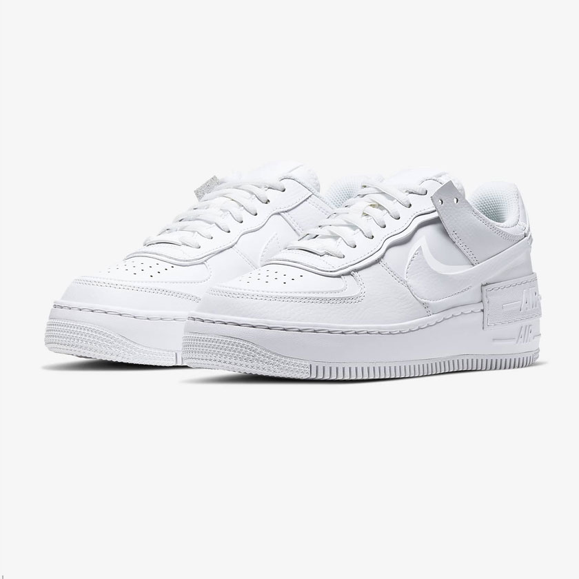 کفش جردن زنانه سفید نایک مدل Nike Air Force 1 Shadow