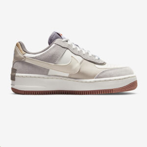 کفش جردن زنانه سفید، خاکستری نایک مدل Nike Air Force 1 Shadow