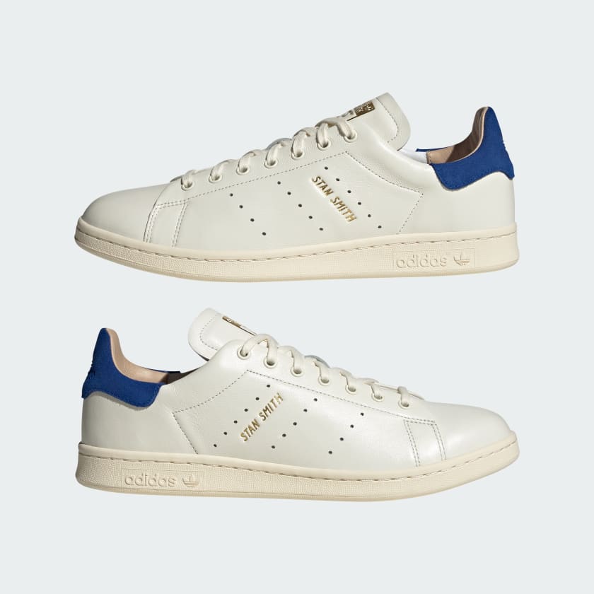 کفش سفید، آبی آدیداس مدل STAN SMITH LUX SHOES