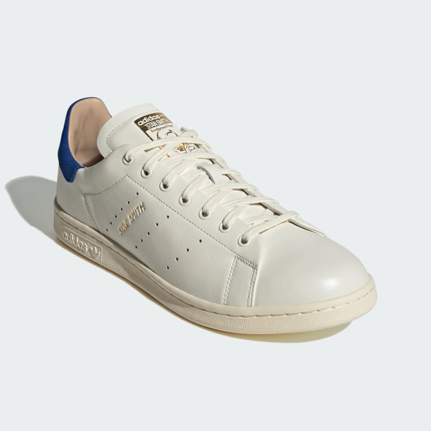 کفش سفید، آبی آدیداس مدل STAN SMITH LUX SHOES