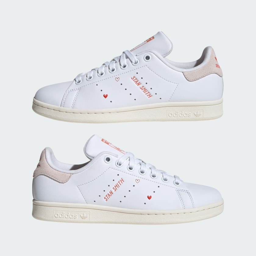 کفش سفید، صورتی آدیداس مدل STAN SMITH SHOES