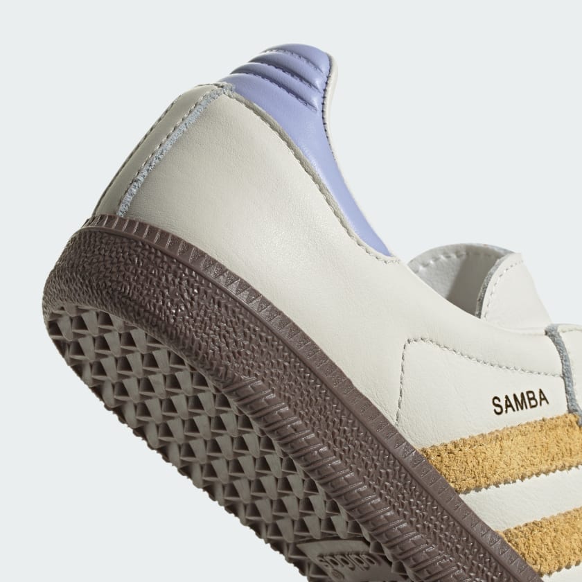 کفش سفید، طلایی آدیداس مدل SAMBA OG SHOES