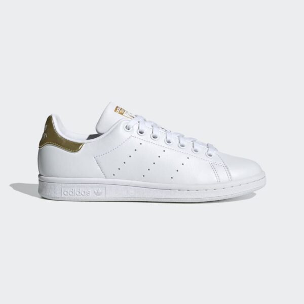 کفش سفید، طلایی آدیداس مدل STAN SMITH SHOES