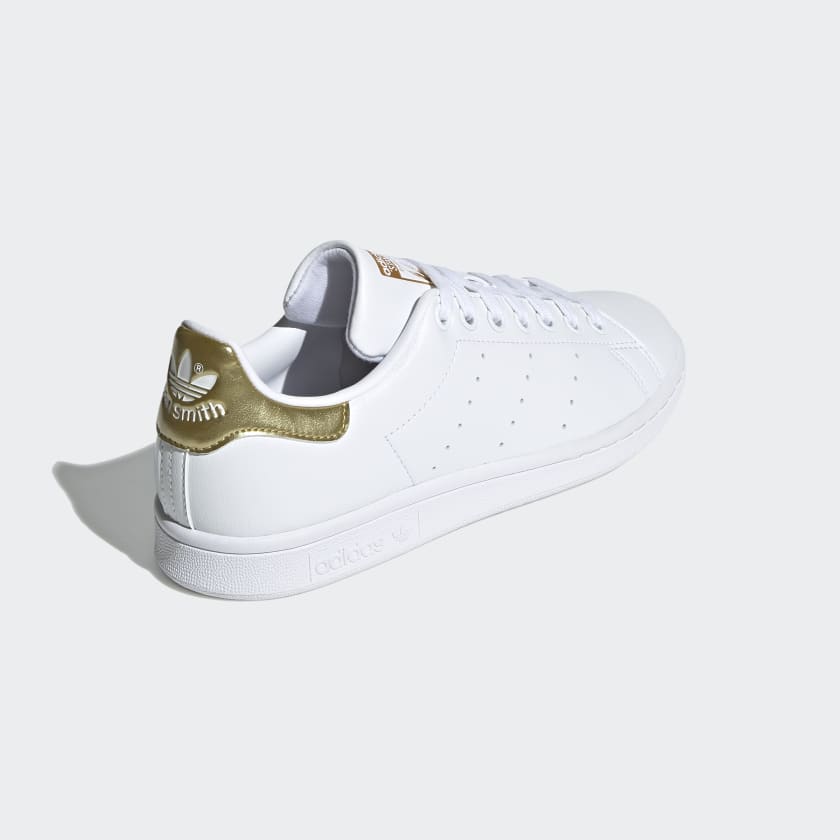 کفش سفید، طلایی آدیداس مدل STAN SMITH SHOES