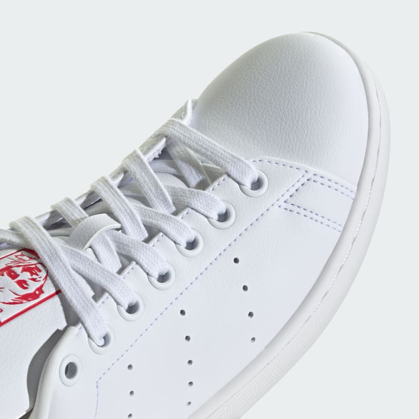 کفش سفید، قرمز آدیداس مدل STAN SMITH SHOES