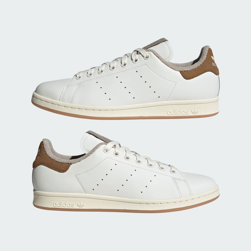 کفش سفید، قهوه ای آدیداس مدل STAN SMITH SHOES