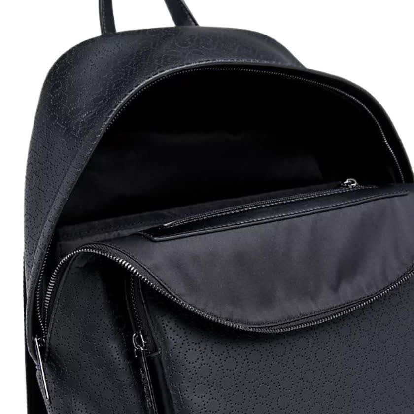 کوله پشتی مشکی کلوین کلین مدل Logo Round Backpack