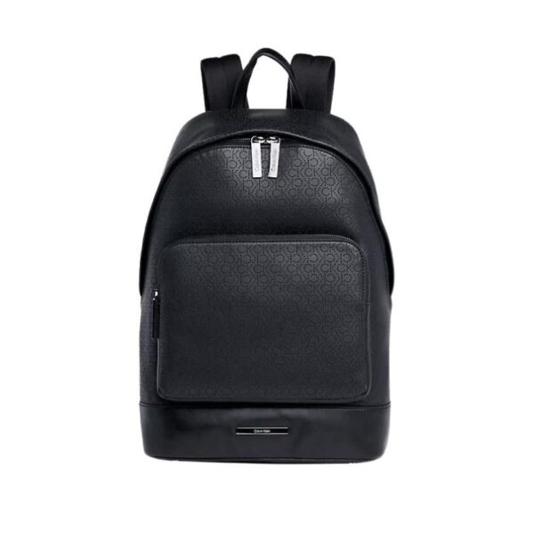 کوله پشتی مشکی کلوین کلین مدل Logo Round Backpack