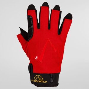 دستکش کوهنوردی قرمز لسپورتیوا مدل Ferrata Gloves