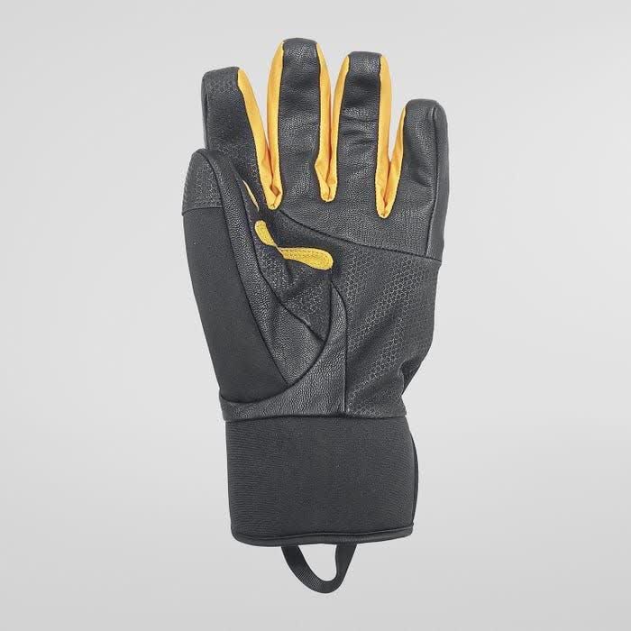 دستکش کوهنوردی مشکی، زرد لسپورتیوا مدل Supercouloir Insulated Gloves