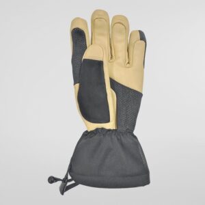 دستکش کوهنوردی مشکی، طلایی لسپورتیوا مدل Alpine Guide Leather Gloves