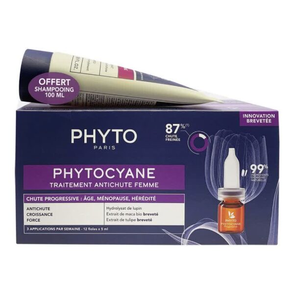 سرم ریزش مو زنانه فیتو مدل PHYTOCYANE PROGRESSIVE