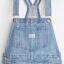 لباس زنانه آبی کم رنگ لیوایز مدل VINTAGE DENIM OVERALLS