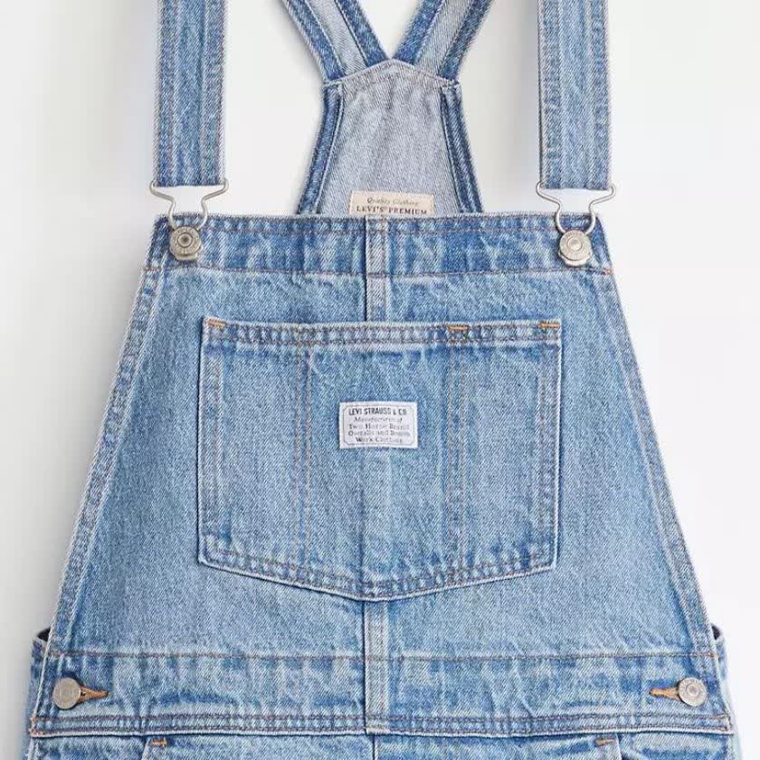 لباس زنانه آبی کم رنگ لیوایز مدل VINTAGE DENIM OVERALLS