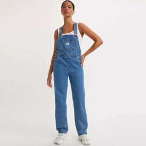 لباس زنانه آبی لیوایز مدل VINTAGE DENIM OVERALLS