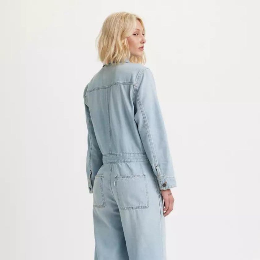 لباس زنانه آبی لیوایز مدل ICONIC LIGHTWEIGHT JUMPSUIT