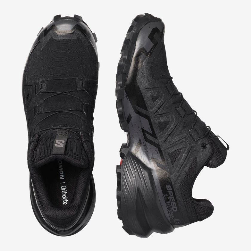 کفش دویدن تریل زنانه مشکی اسیکس مدل SPEEDCROSS 6 GORE-TEX