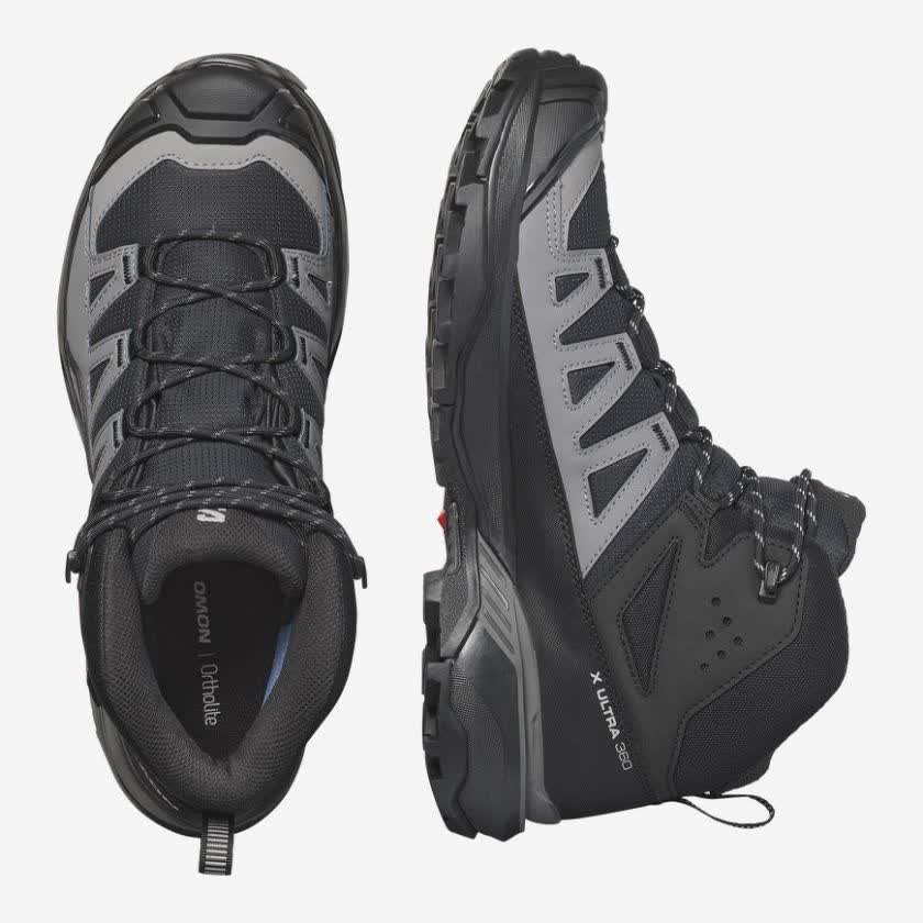 کفش پیاده روی مردانه مشکی سالامون مدل X ULTRA 360 MID GORE-TEX