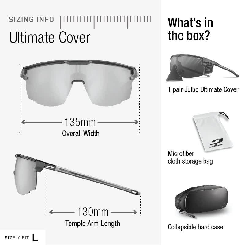 Julbo climbing glasses Ultimate Cover model