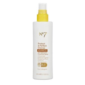 اسپری ضد آفتاب نامبر سون مدل Protect & Perfect Intense ADVANCED Anti-Ageing Sun Protection Spray SPF 15 200ml