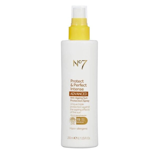 اسپری ضد آفتاب نامبر سون مدل Protect & Perfect Intense ADVANCED Anti-Ageing Sun Protection Spray SPF 15 200ml