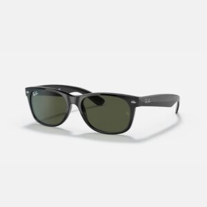 عینک آفتابی فریم مشکی با لنز G-15 سبز ری بن مدل NEW WAYFARER CLASSIC