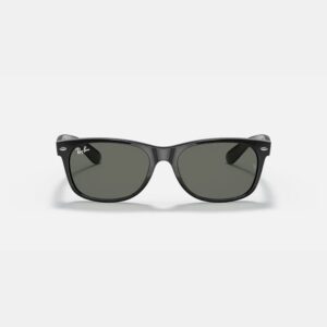 عینک آفتابی فریم مشکی با لنز سبز ری بن مدل NEW WAYFARER CLASSIC