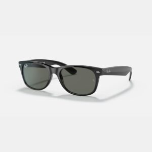 عینک آفتابی فریم مشکی با لنز سبز ری بن مدل NEW WAYFARER CLASSIC